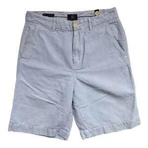 Bermuda Saltaire pantaloncino uomo 32 righe blu bianco stile - Foto 1 di 5