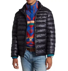 Polo Ralph Lauren Men’s The Colden Gloss Black Down Puffer Jacket Size 2XL NWT - Picture 1 of 10