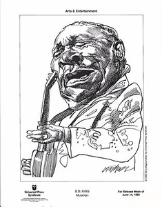 FOTO DE PRENSA BB KING - Imagen 1 de 1