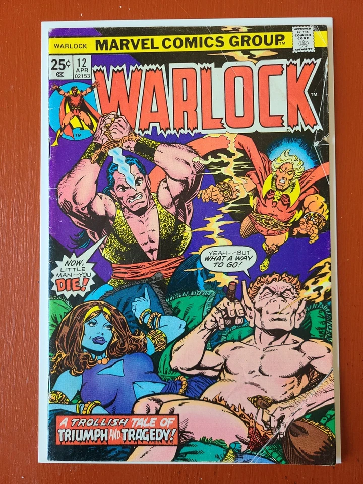 Warlock #12 Pip the Troll Origin. Eros. A Jim Starlin classic! See pic. - Image 1 of 1