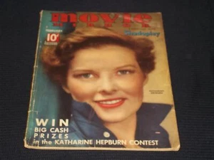 1936 FEBRUARY MOVIE MIRROR MAGAZINE - KATHERINE HEPBURN FRONT COVER - E 16172 - Picture 1 of 2