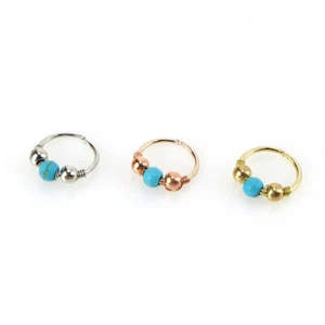 Nose Ring Surgical Steel Hoop Lip Ear Face Fake Septum Helix Body Piercing Ringþ - Picture 1 of 25