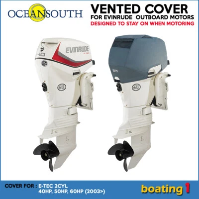 Evinrude Outboard Motor Engine Vented Cowling Cover E-TEC 2CYL 40-60HP (2003>) - image 1 of 3