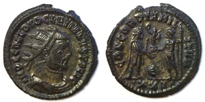 284-305 AD Roman Diocletian Jupiter/Emporer Antioch AE Antoninianus - Picture 1 of 3