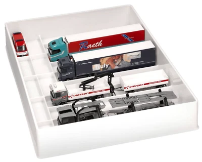 HERPA Scatola di Raccolta per Camion e Trattori Impilabile Bianco Trasparente 029384 - Immagine 1 di 3