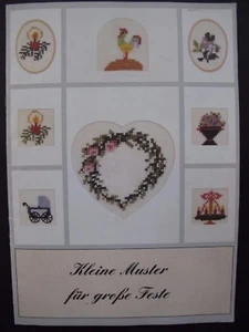 KLEINE MUSTER für GROSSE FEST - German cross stitch pattern book  - Picture 1 of 7