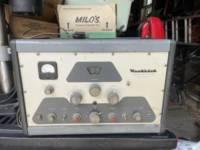 Transmisor de radioaficionado Heathkit DX-100B de colección - sin probar - solo piezas o reparación Foto 1 de 4