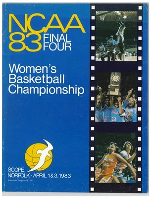 1983 NCAA Final Four Women's Basketball Championship Souvenir Program - Image 1 of 2