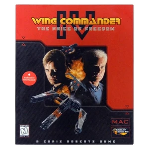Origin Wing Commander 4 IV Big Box Mac Game CD-ROM Mark Hamill MAC OS 7.1 7.5 - Picture 1 of 3