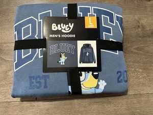 Bluey pullover Hoodie Size Large New - Picture 1 of 4