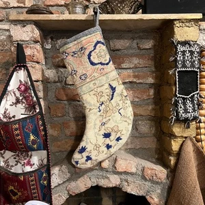 Medias de Navidad Kilim bordadas medias de Navidad decoración de Navidad vintage - Imagen 1 de 2