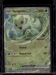 Sprigatito ex 087/ES SVP Holo Pokémon Tarjeta Hoja Mágica Rasguño Casi Nuevo - Imagen 1 de 2