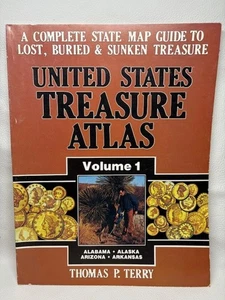 US Treasure Atlas Vol 1 Alabama, Alaska, Arizona, Arkansas by Thomas Terry - Bild 1 von 6
