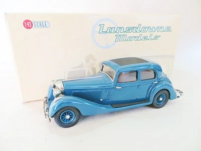 LANSDOWNE MODELS LDM61 '1937 JENSEN 3.5 LITRE S TYPE, BLUE' 1:43 MIB/BOXED - Image 1 of 4
