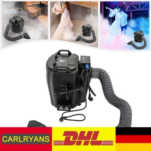 Ghiaccio Secco Assorbitore di Fumi con Tubo Flessibile per Uso Palcoscenico Nero 6000w - Foto 1 di 20