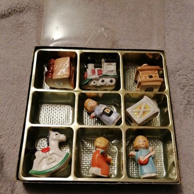 Alter Weihnachtsbaumschmuck Goebel 8 Hänger vintage Weihnachten  - Bild 1 von 4