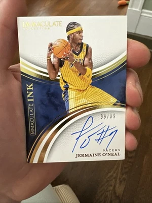 Jermaine Oneal 2024-25 Panini Immaculate Collection Ink Auto 99/99 #INK-JON - Image 1 of 2