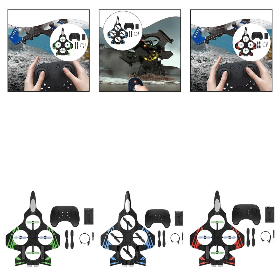 Foam RC Airplane Gift with Lights Fighter Toy for Ages 14+ Kids Adults Boys - Image 1 of 1