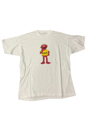 Camisa masculina vintage anos 90 Elmo ponto único GG - Imagem 1 de 4