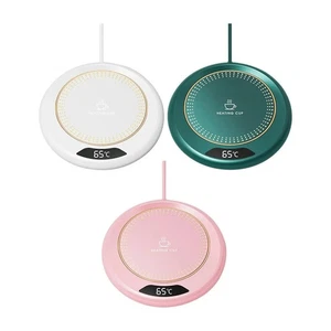 USB Heating Coaster with 3-Gear Digital Display - Coffee Milk Warmer - Desk C - Picture 1 of 14