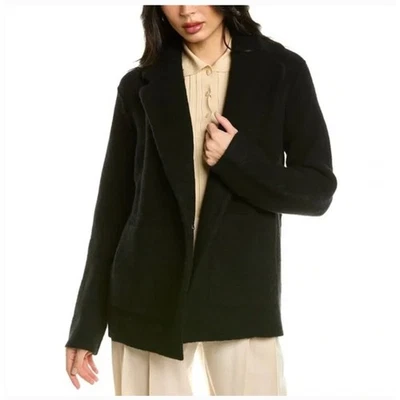 Vince Wool Alpaca Blazer XXS Black Oversized Jacket Academia Prep Old Money - Image 1 of 4