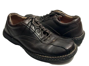 CLARKS Men's Size9.5 M  Brown Color Leather Casual Lace up Shoes - Picture 1 of 8