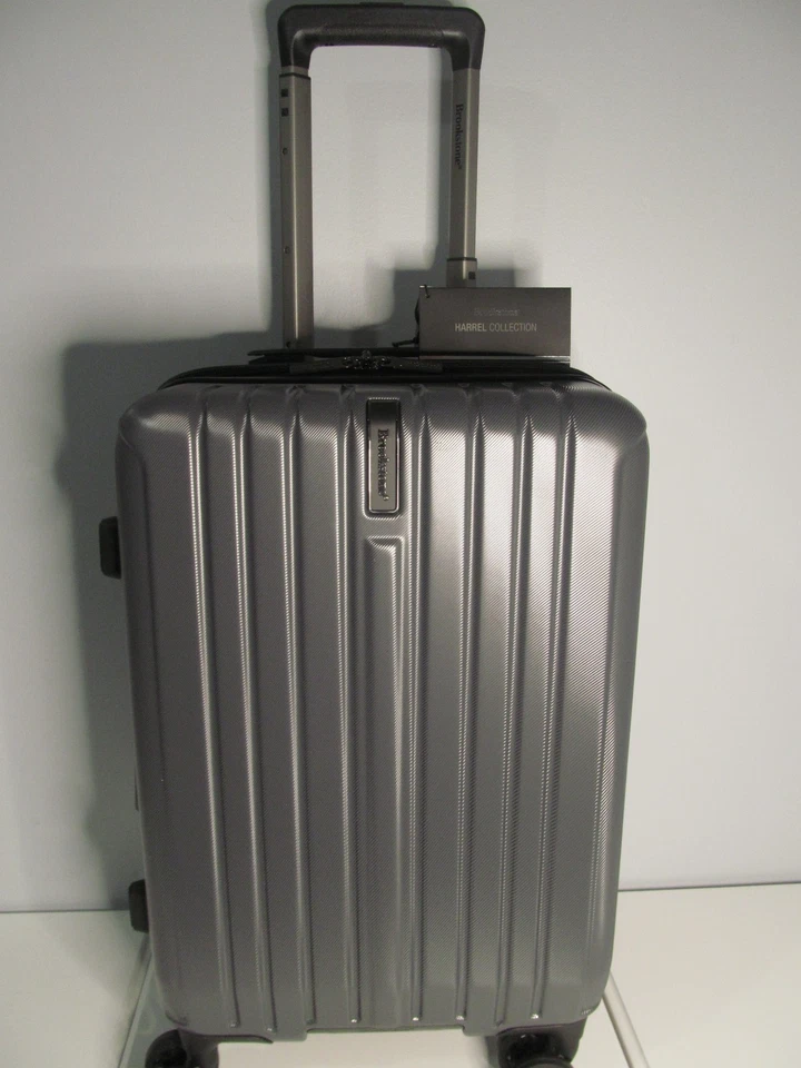 Mala giratória Brookstone expansível Hardside coleção Harrel - Nova com etiquetas - Imagem 1 de 4