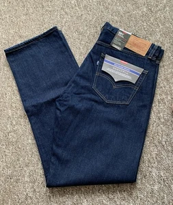 Jeans Levi 501 Ribete Talla 38/32 Años 80 Algodón Orgánico Botón Mosca Azul Pestaña Nuevos - Imagen 1 de 9