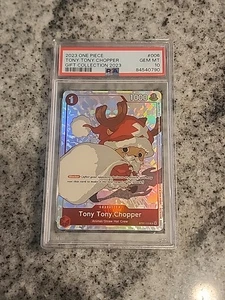 2023 ONE PIECE GIFT COLLECTION 2023 #006 TONY TONY CHOPPER PSA 10 - Picture 1 of 10