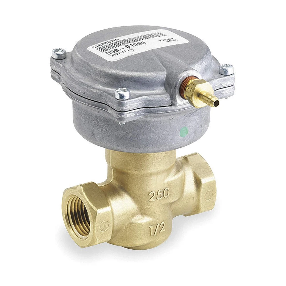 Válvula de control neumática Siemens 257-02044, NO, latón 6YC72 Foto 1 de 1