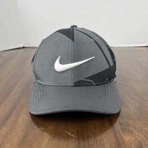 NIKE Golf Hat Strapback Classic99 Dri-Fit Gray Athletic Baseball Cap - Picture 1 of 10