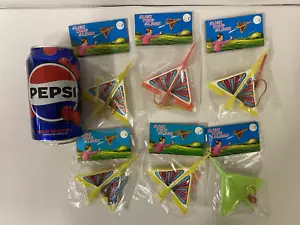 Set of 6 Slick Wing Sling Shot Jet Glider Plane Vintage 1960s Hong Kong - Picture 1 of 2