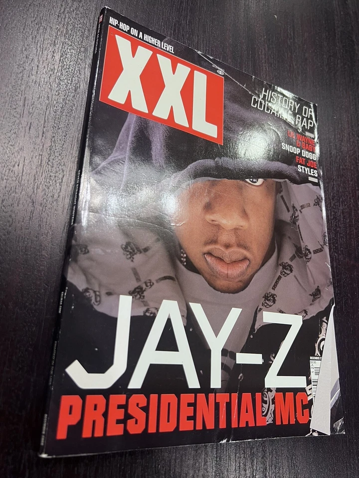 XXL MAGAZINE JAY-Z COVER  RAP EAST COAST HIP HOP 🔥 RARE OOP SOURCE RAP PAGES - Image 1 of 1