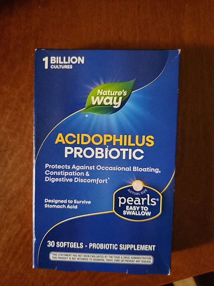 2 📦 Natures Way Acidophiles Probiótico expiración 12/2026 Foto 1 de 1