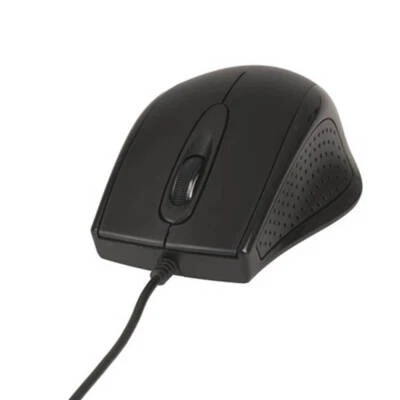 High Quality Mouse USB Optical 3 Btn w/ 1000Dpi Black Desktop/Laptop Accessory - Image 1 of 3