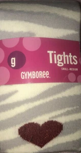 NWT gymboree tiger love club tights 2t 3t 3 RARE cat glitter heart CHristmas - Picture 1 of 3