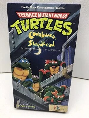 Teenage Mutant Ninja Turtles Cowabunga Shredhead VHS Tape - Image 1 of 4