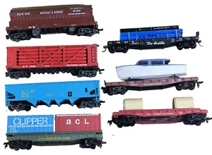 7 "BARGAIN" ASSORTED FREIGHT CARS NO BOXES - FREE SHIP #27 - Picture 1 of 6