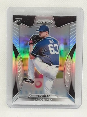 Jacob Nix 2019 Panini Prizm Baseball - #178 SILVER - San Diego Padres - Image 1 of 2