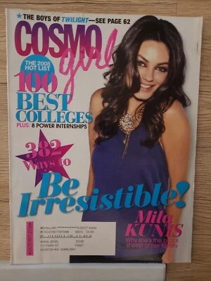 Cosmo Girl Magazine October 2008 Volume 10 Issue 8 Mila Kunis Twilight Harajuko Foto 1 de 4