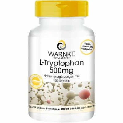 WARNKE VITALSTOFFE GMBH L-TRYPTOPHAN 500 mg Kapseln 100 St PZN13835172