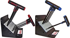 Eklind T Handle Hex Ball End Wrench Set 60825 Metric SAE INCH 23pc 9" 2 Stands - Picture 1 of 7