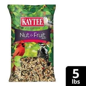 Kaytee Nut & Fruit Blend, Wild Bird Food Bag 5 pounds - Picture 1 of 7