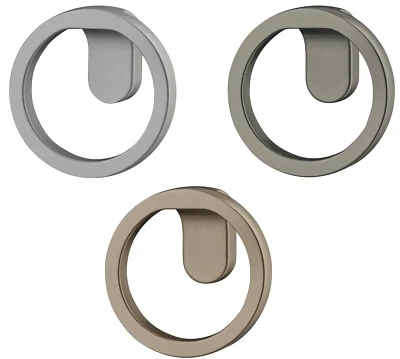 Häfele Möbelknopf H2160 Türknopf rund Design Möbelgriff Möbelknauf metallic - Bild 1 von 4