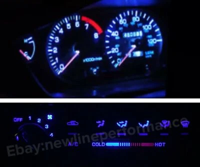 Blue Cluster/Climate Control CA Calor LED Bombillas Para Nissan 240sx s14 1995-1999 Foto 1 de 2
