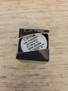 OFRA SEMI PERMANENT WATERPROOF EYE BROW GEL DARK BROWN 5g NEW IN BOX - Picture 1 of 4