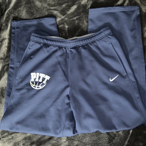 NIKE PITT PANTHERS FOOTBALL BASKETBALL ATHLETICS SZ XL THERMA-FIT SWEATPANTS Cover