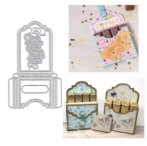 Gift Box Metal Die Cuts Gift Box Cutting Dies Cut Stencils Card Paper Craft D... - Picture 1 of 9