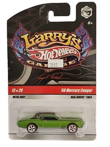 '68 Mercury Cougar 🔥 Hot Wheels Larry's Garage Real Riders Metal/Metal 13 of 20 - Picture 1 of 7