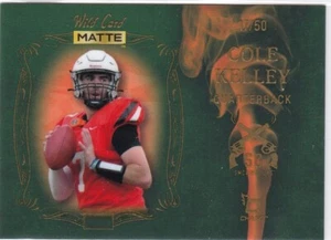 2022 Wild Card Matte SP  COLE KELLEY  Rookie Smoking Guns #17/50 CHASE - Picture 1 of 1